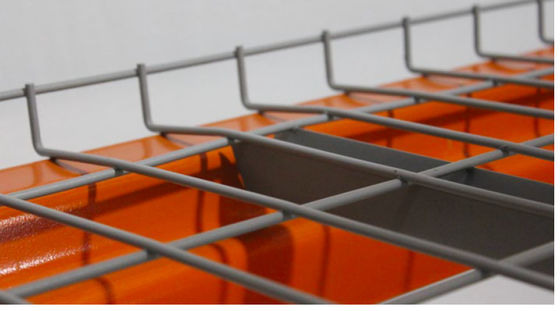 Galvanized Welded Steel Wire Mesh Decking OEM Untuk Rak Palet Gudang