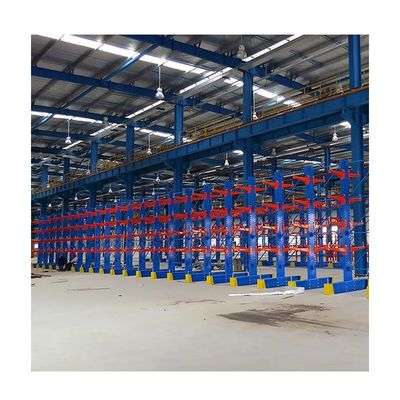 Q235B Baja Heavy Duty Cantilever Racking System Baja pipa gudang rak penyimpanan