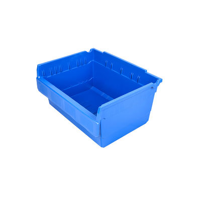 PP PE Plastik Rak Pengemasan Bin Stackable untuk Perkakas Gudang Industri