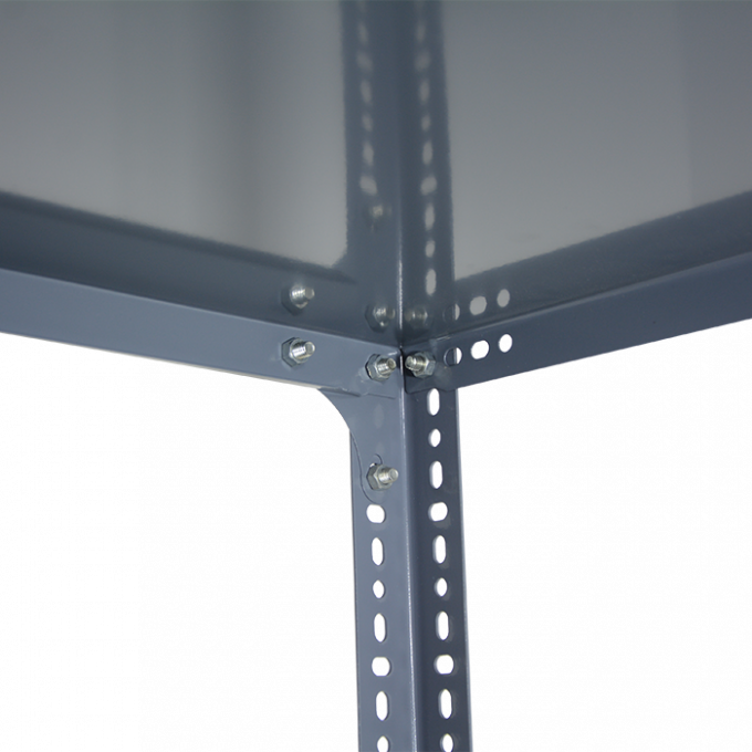 Metal Adjustable Light Duty Rak Slotted Angle Rak Besi 5